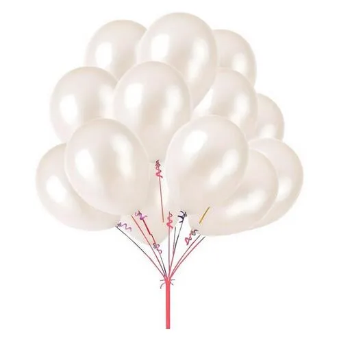 10/20/30pcs 10/12 inch Glossy Pearl Latex Birthday Party/ Wedding Colorful Balloons