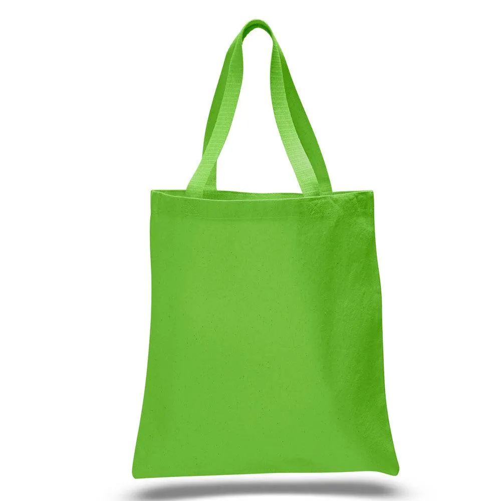 12 Oz. Colored Canvas Simple Tote Bag Printed with a Customizable TOWN SPORT COLLECTION Design