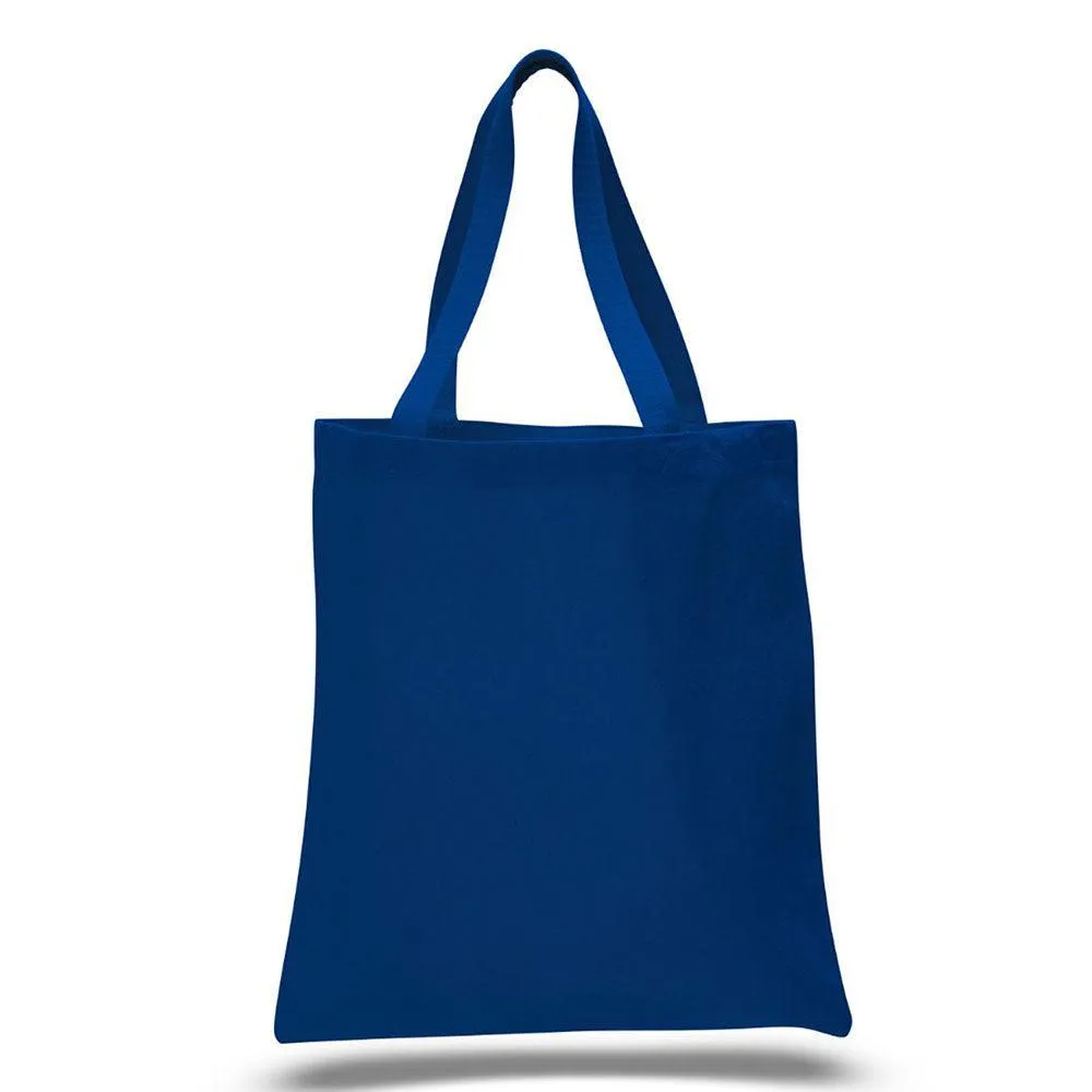 12 Oz. Colored Canvas Simple Tote Bag Printed with a Customizable TOWN SPORT COLLECTION Design