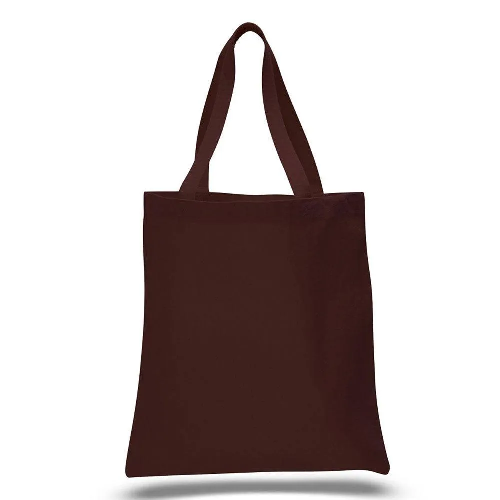 12 Oz. Colored Canvas Simple Tote Bag Printed with a Customizable TOWN SPORT COLLECTION Design