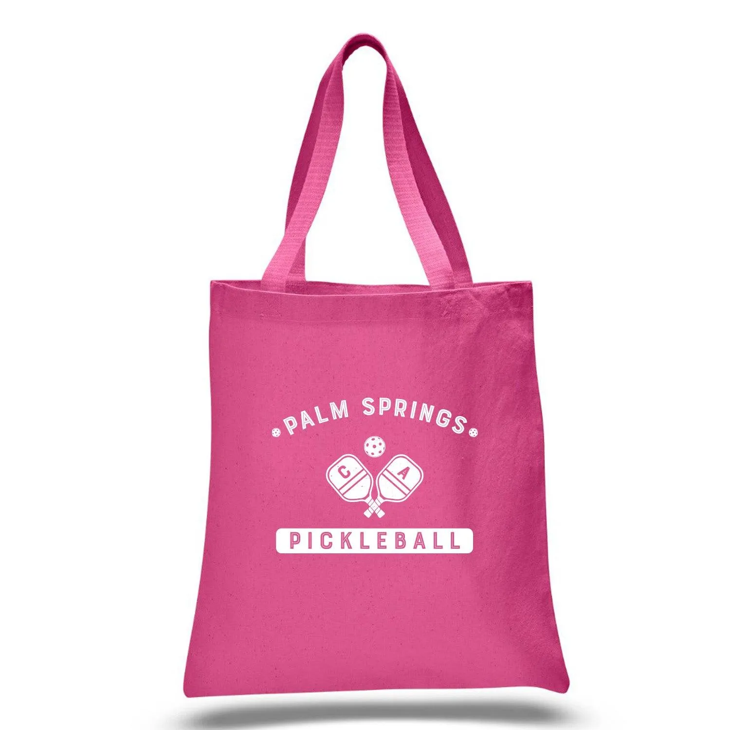 12 Oz. Colored Canvas Simple Tote Bag Printed with a Customizable TOWN SPORT COLLECTION Design