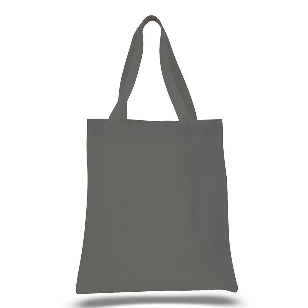 12 Oz. Colored Canvas Simple Tote Bag Printed with a Customizable TOWN SPORT COLLECTION Design