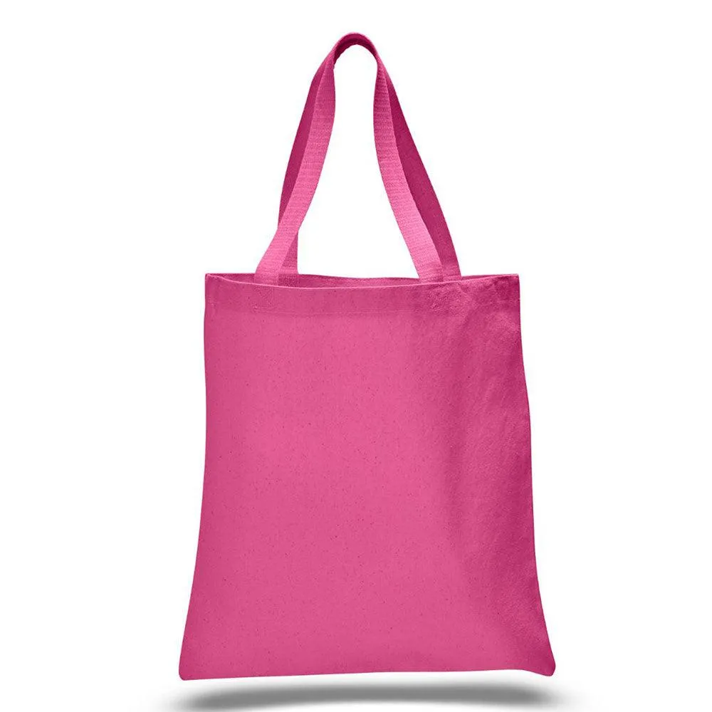 12 Oz. Colored Canvas Simple Tote Bag Printed with a Customizable TOWN SPORT COLLECTION Design