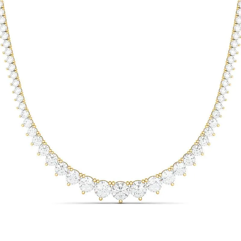 16 Carat Graduated Diamond Necklace