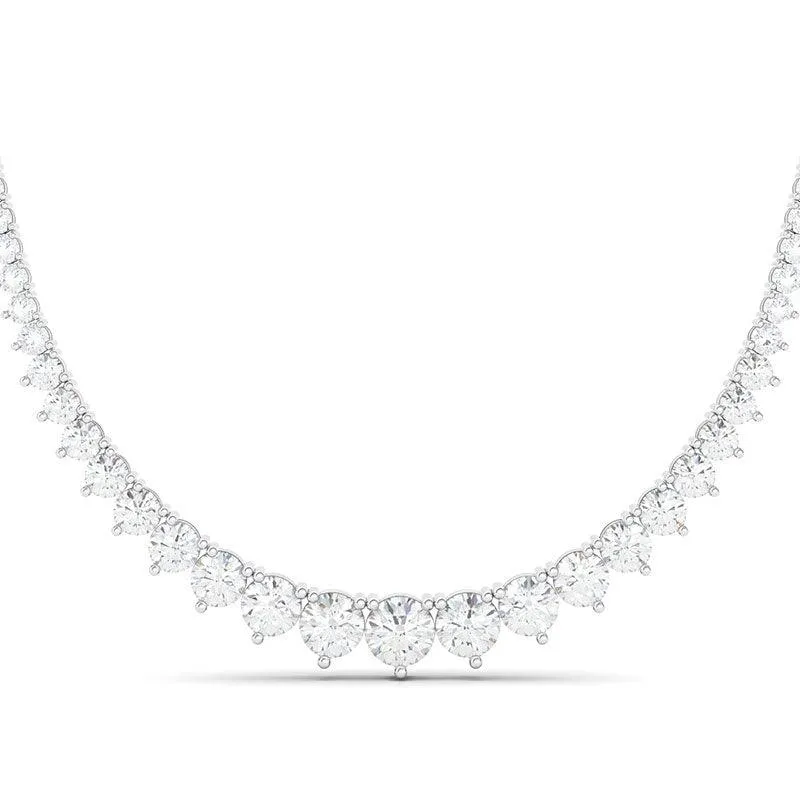 16 Carat Graduated Diamond Necklace