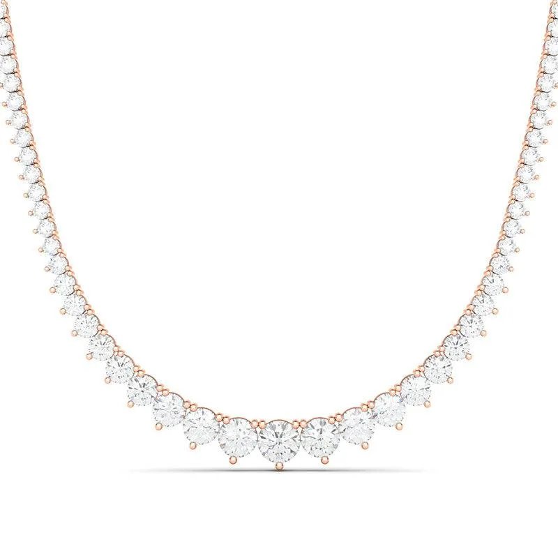 16 Carat Graduated Diamond Necklace