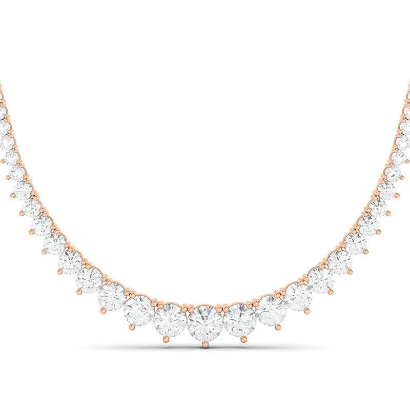 16 Carat Graduated Diamond Necklace