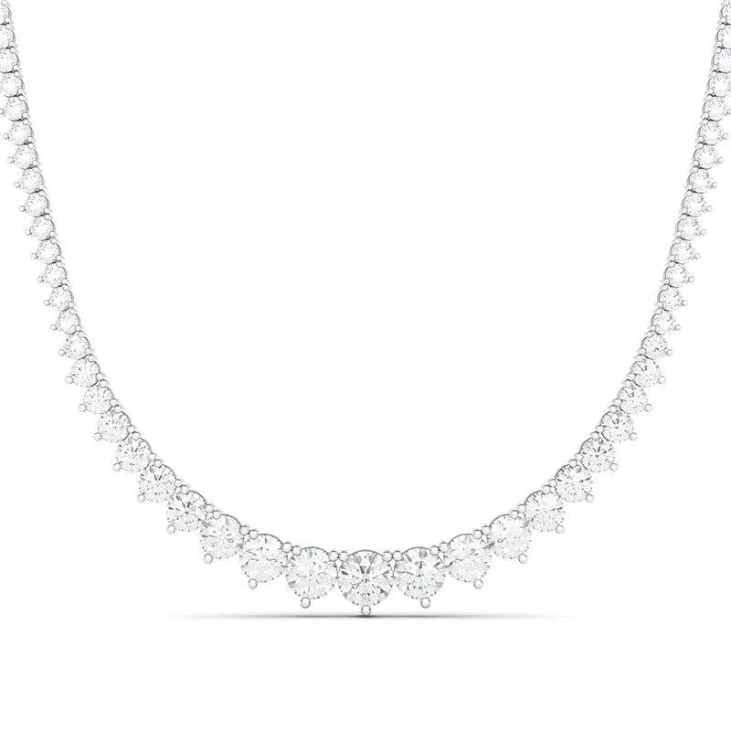 16 Carat Graduated Diamond Necklace