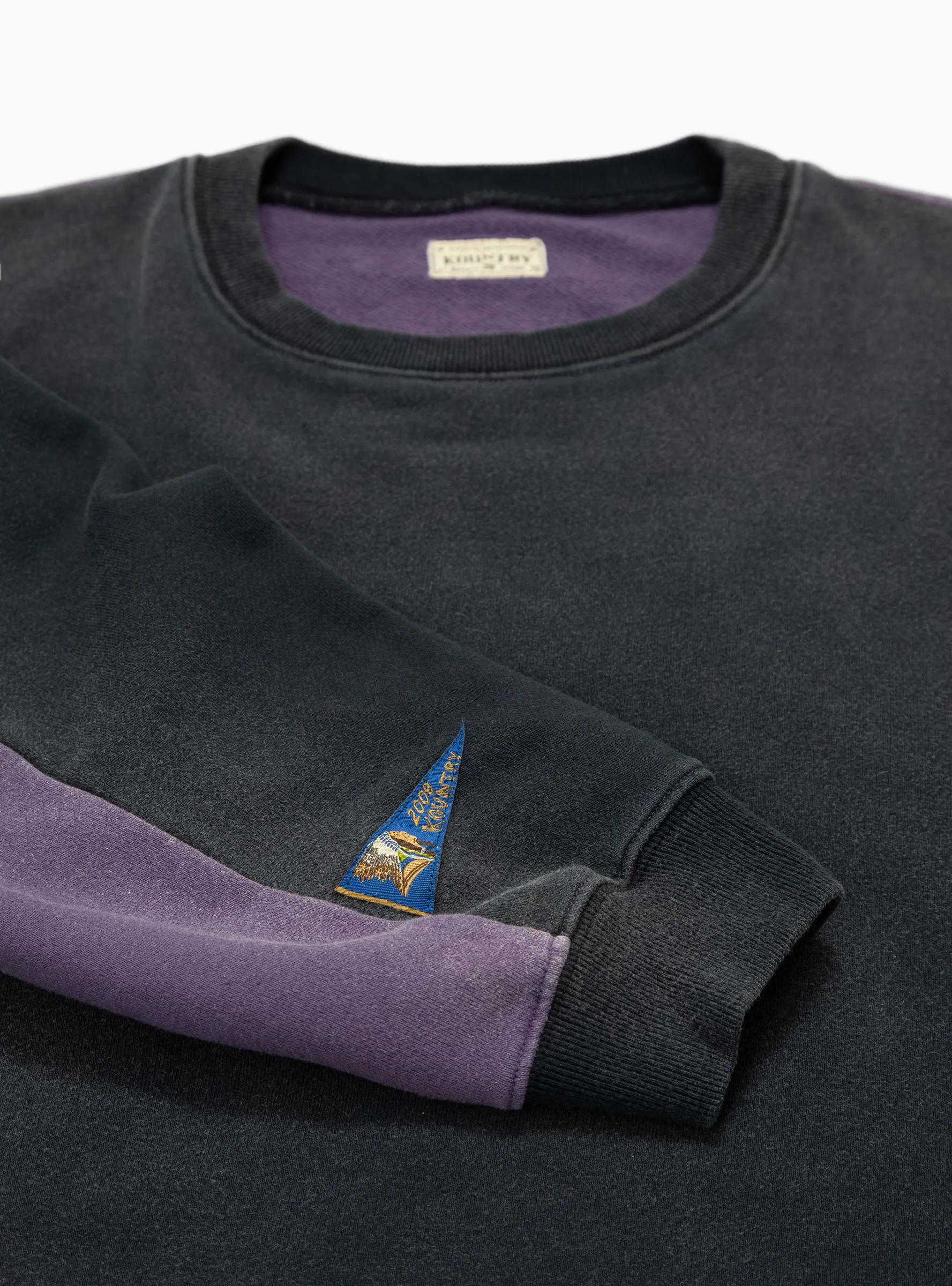 2Tones Remake Sweatshirt Black & Purple