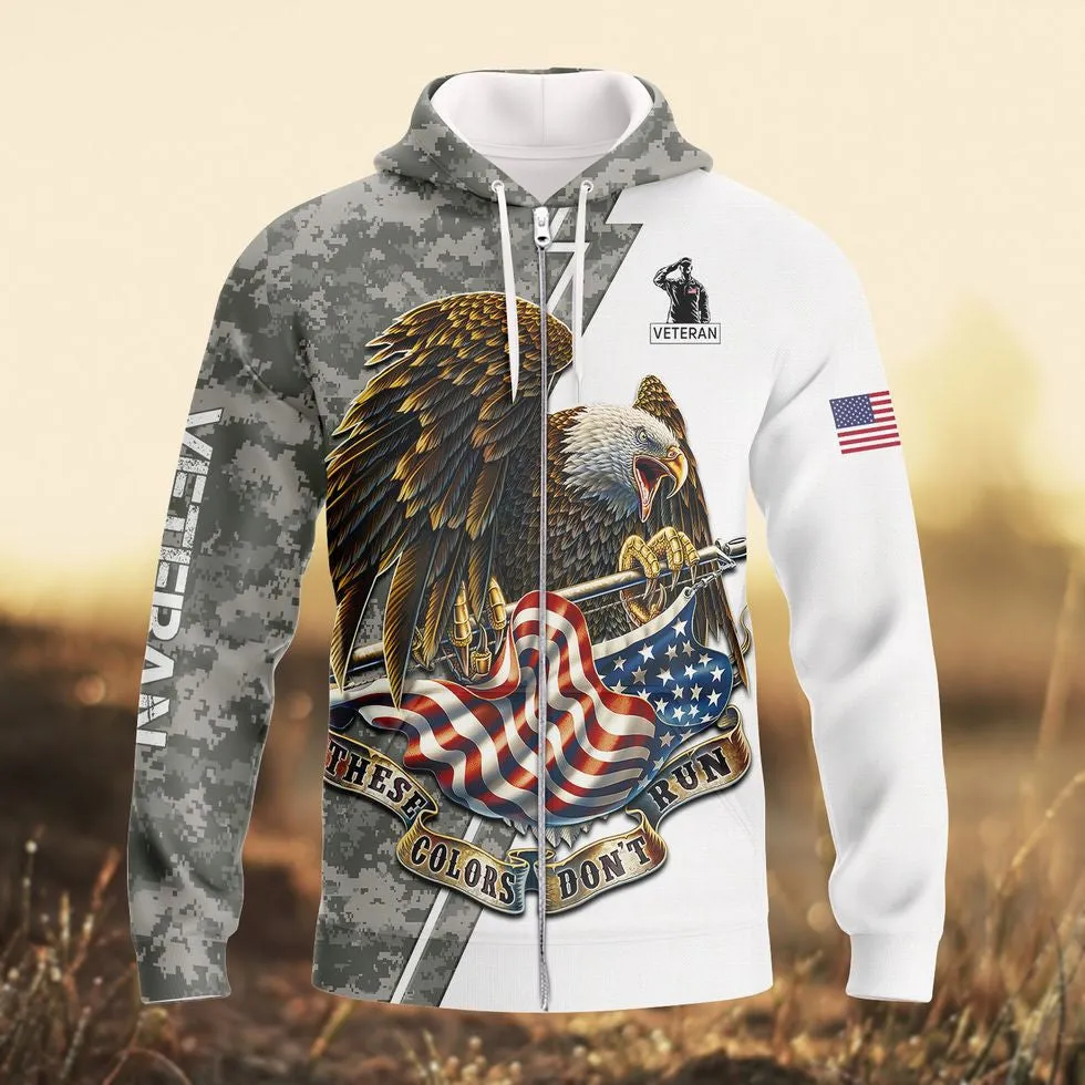 3D All Over Print Veteran Polo Shirt Men, Veteran Clothing, Winter Clothing For Veteran