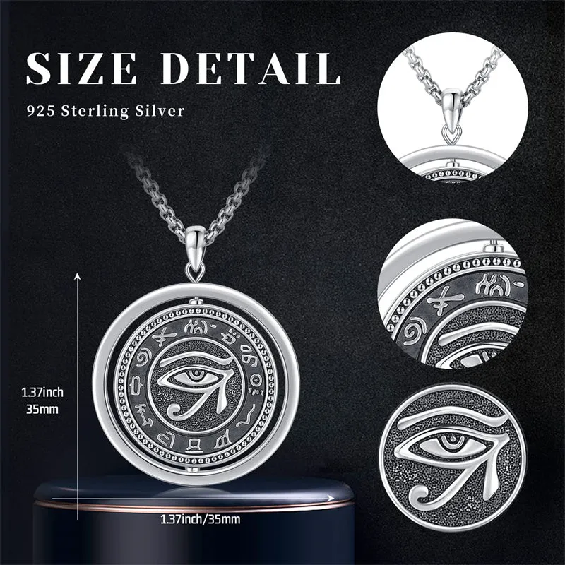 925 Sterling Silver Necklaces Evil Eye Necklace Gifts for Men Women