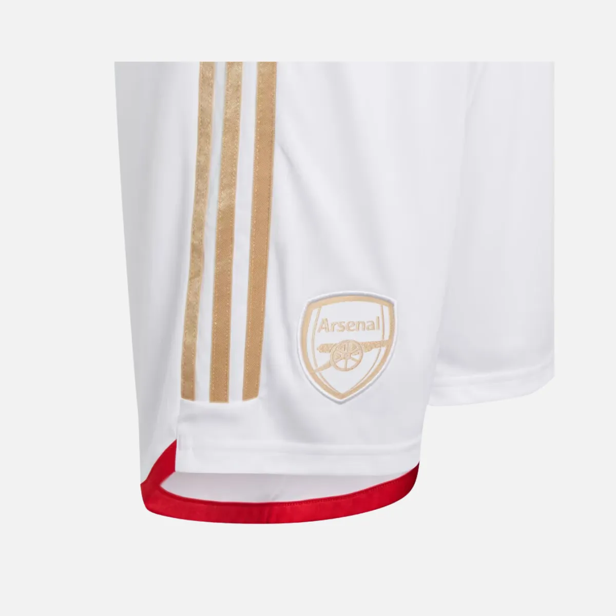 Adidas Arsenal 23/24 Kids Boy Football Shorts (7-14 Years) -White