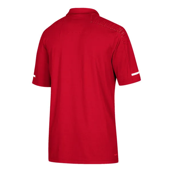 adidas Men's Power Red/White Team Iconic Coaches Polo