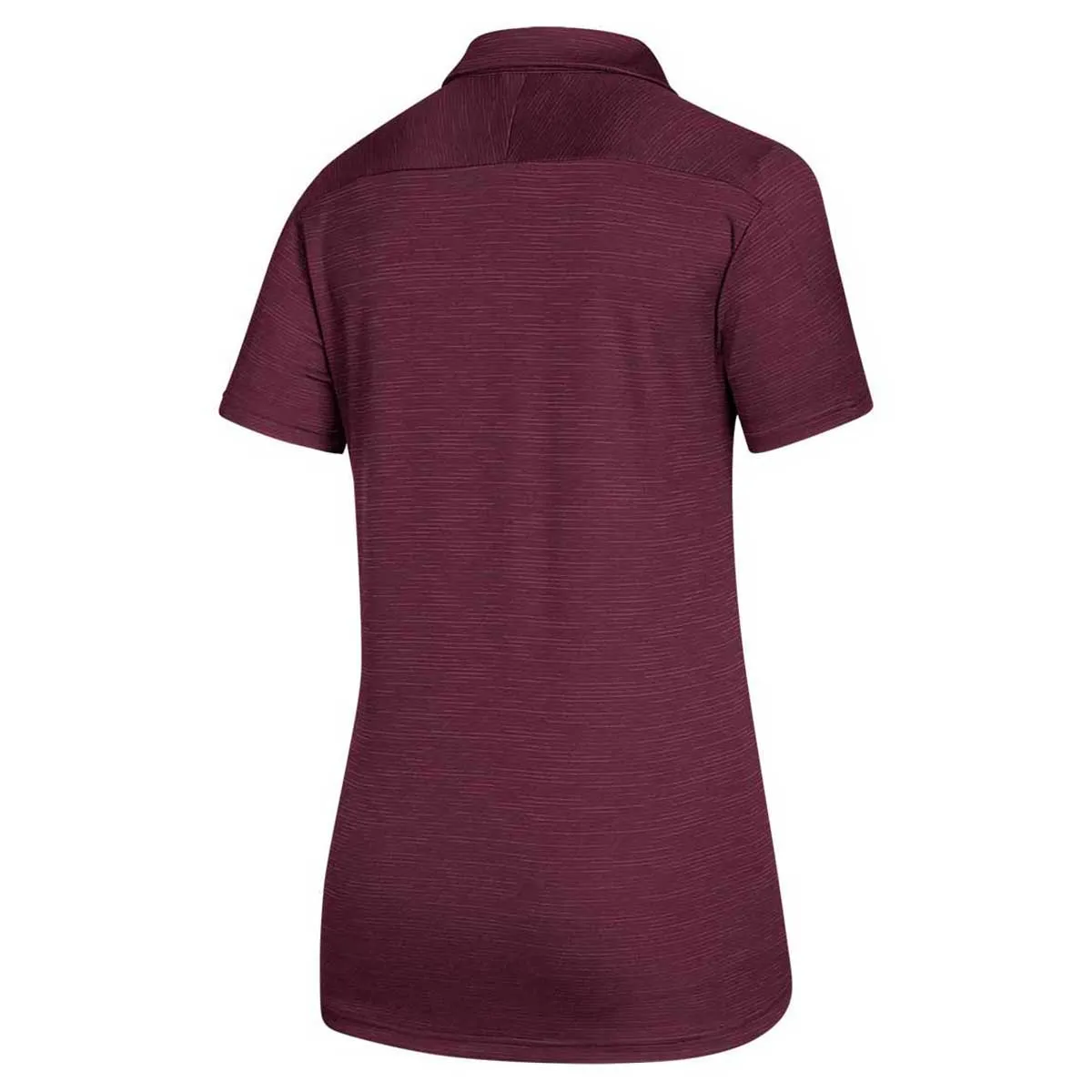 adidas Women's Maroon Melange/White Game Mode Polo