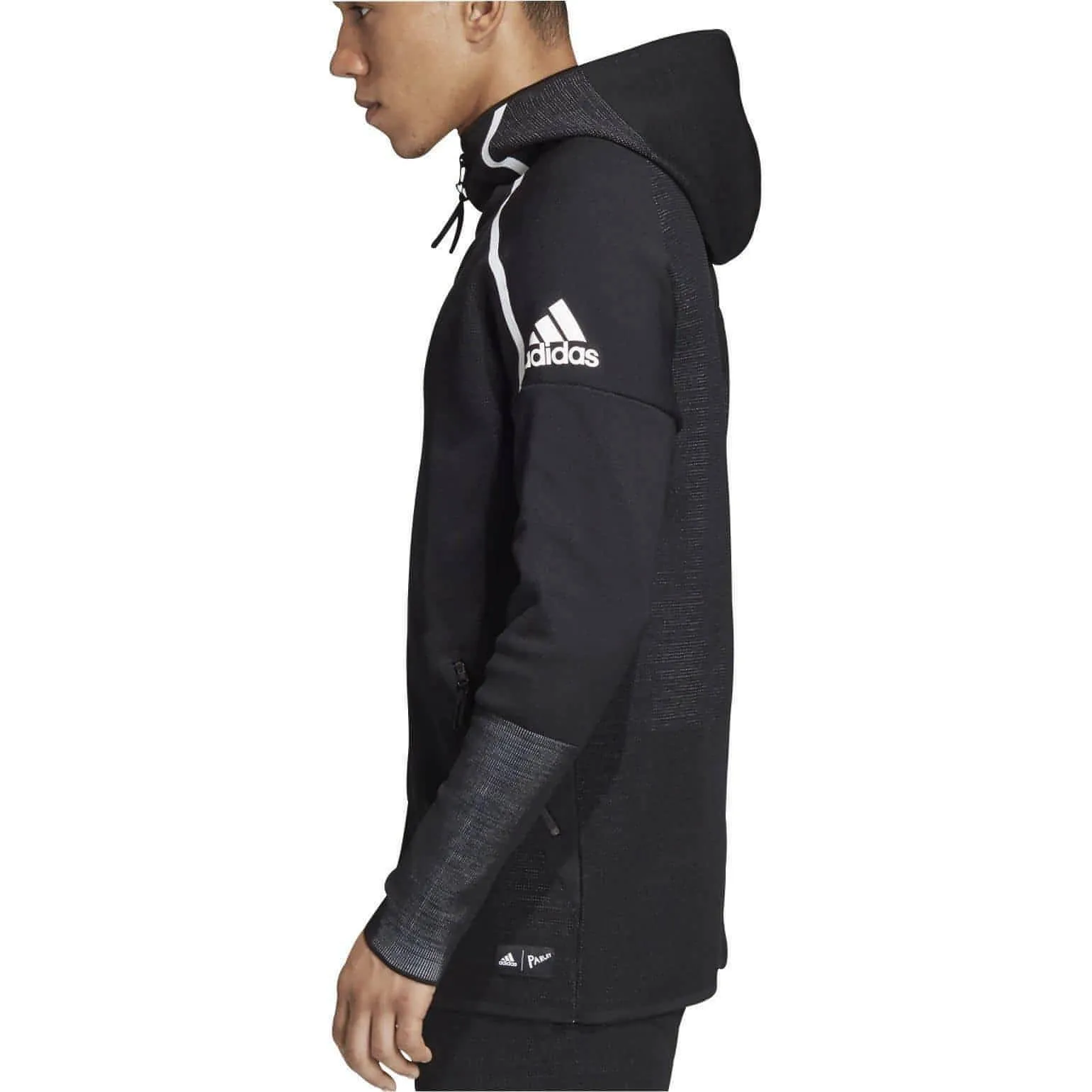 adidas Z.N.E Parley Mens Primeknit Hoody - Black