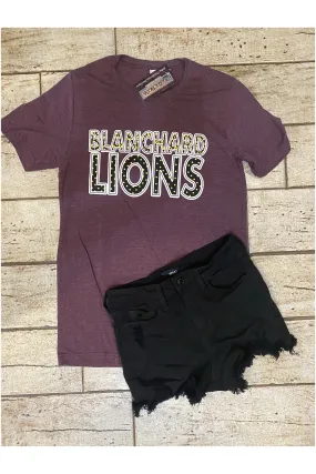 Adults Blanchard Lions Tee