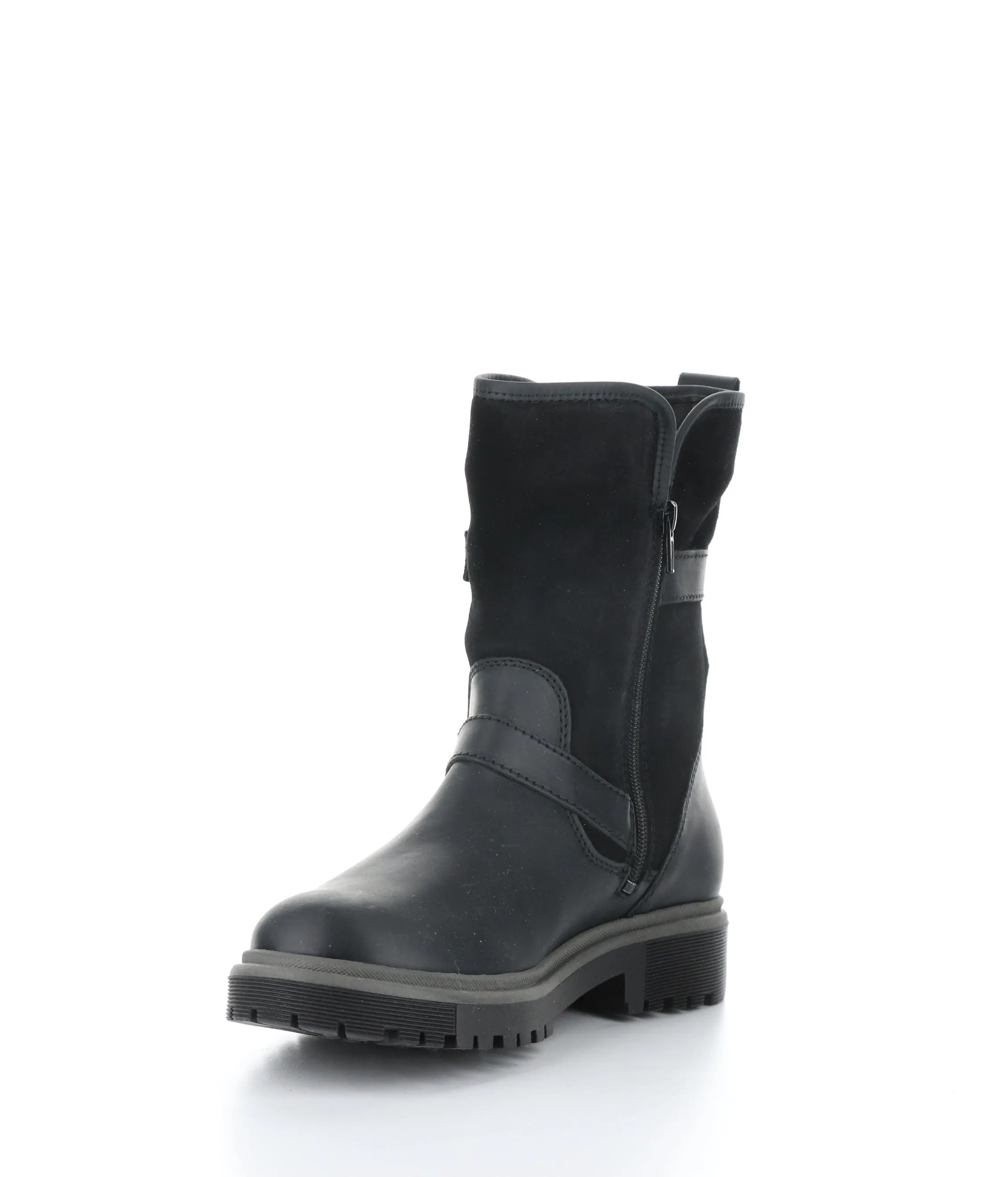 ANOVA BLACK Round Toe Boots