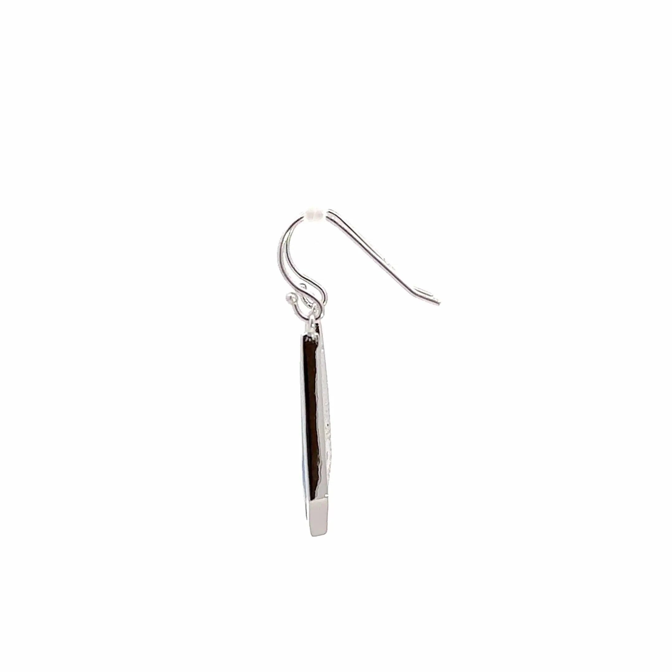 Baikalla? Sterling Silver Natural Lab-Made Opal Dangle Earrings