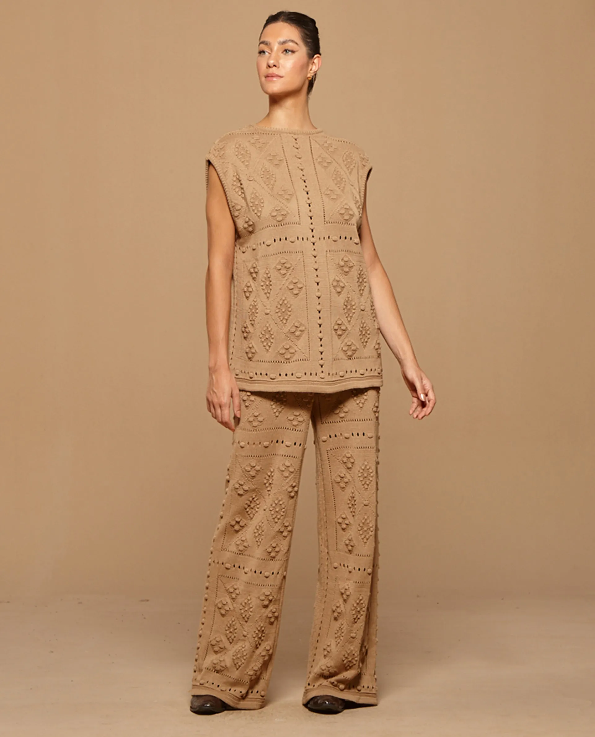 Beige Bacha Nostalgic Pants