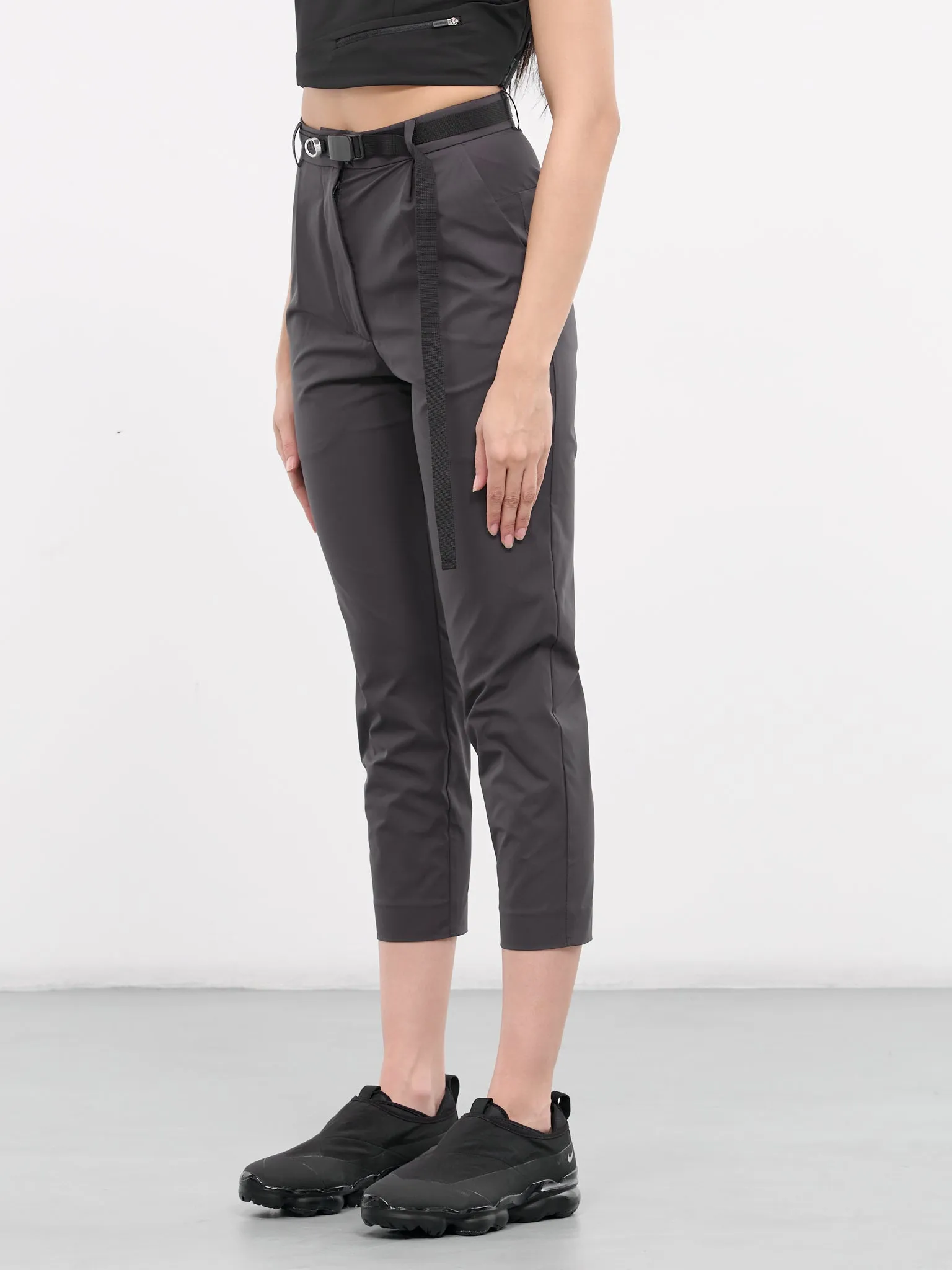 Belted Slim Pants (PT2DG-DARK-GREY)