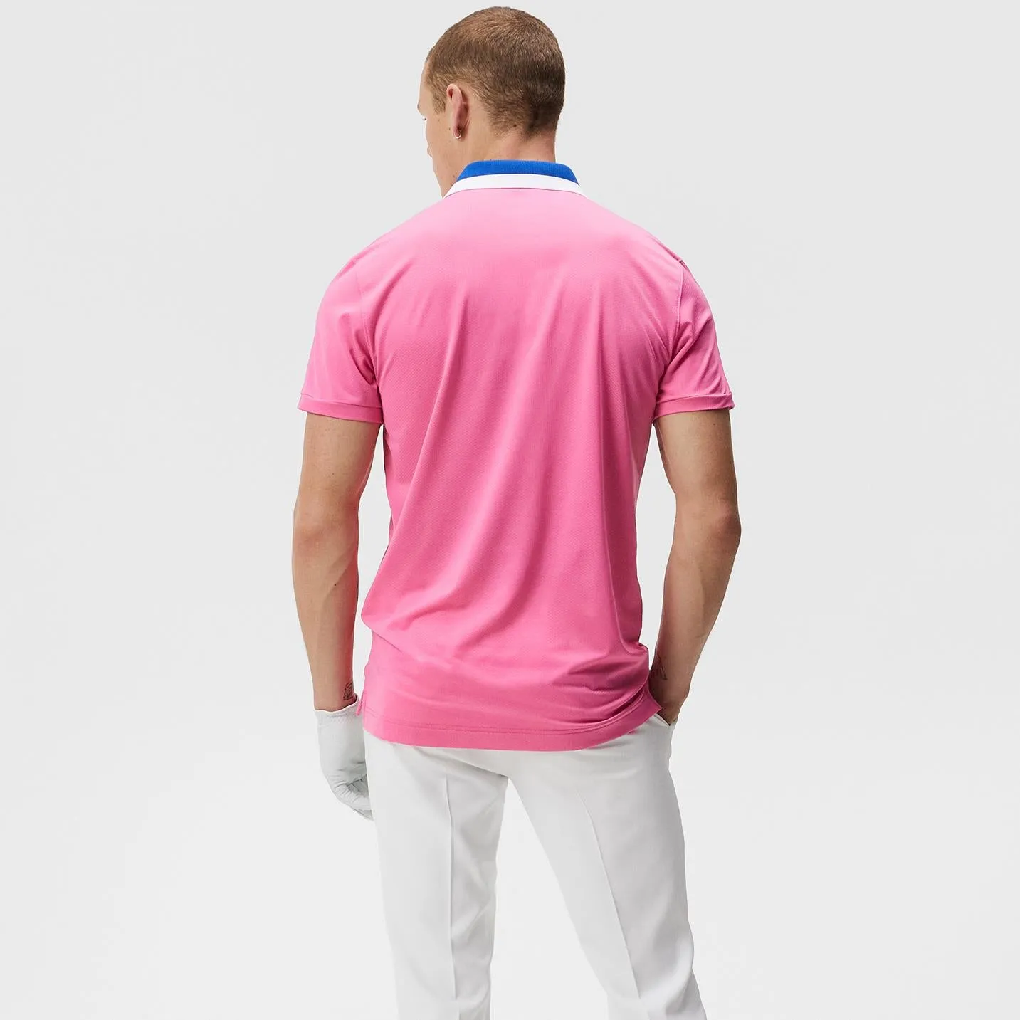 Benji Regular Tech Mesh Polo Azalea Pink - SU23