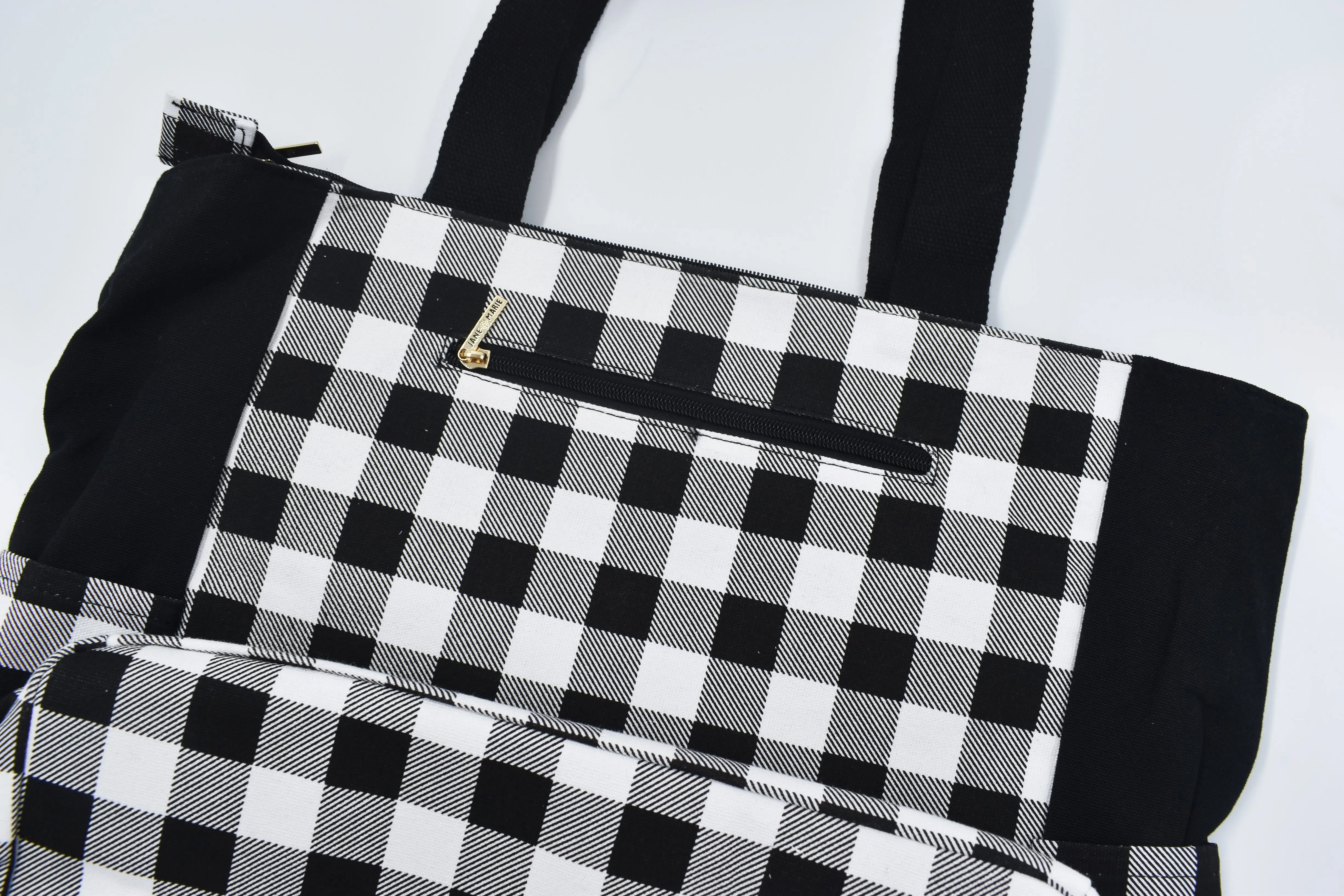 BFLO Black and White Canvas Tote Bag