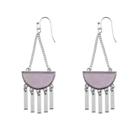 Bianca Collection - Silver Lilac Earrings (Limited Edition)