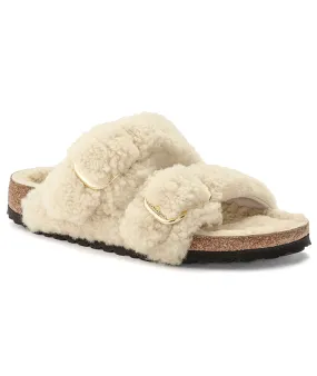 Birkenstock Arizona Teddy Eggshell - Narrow Fit