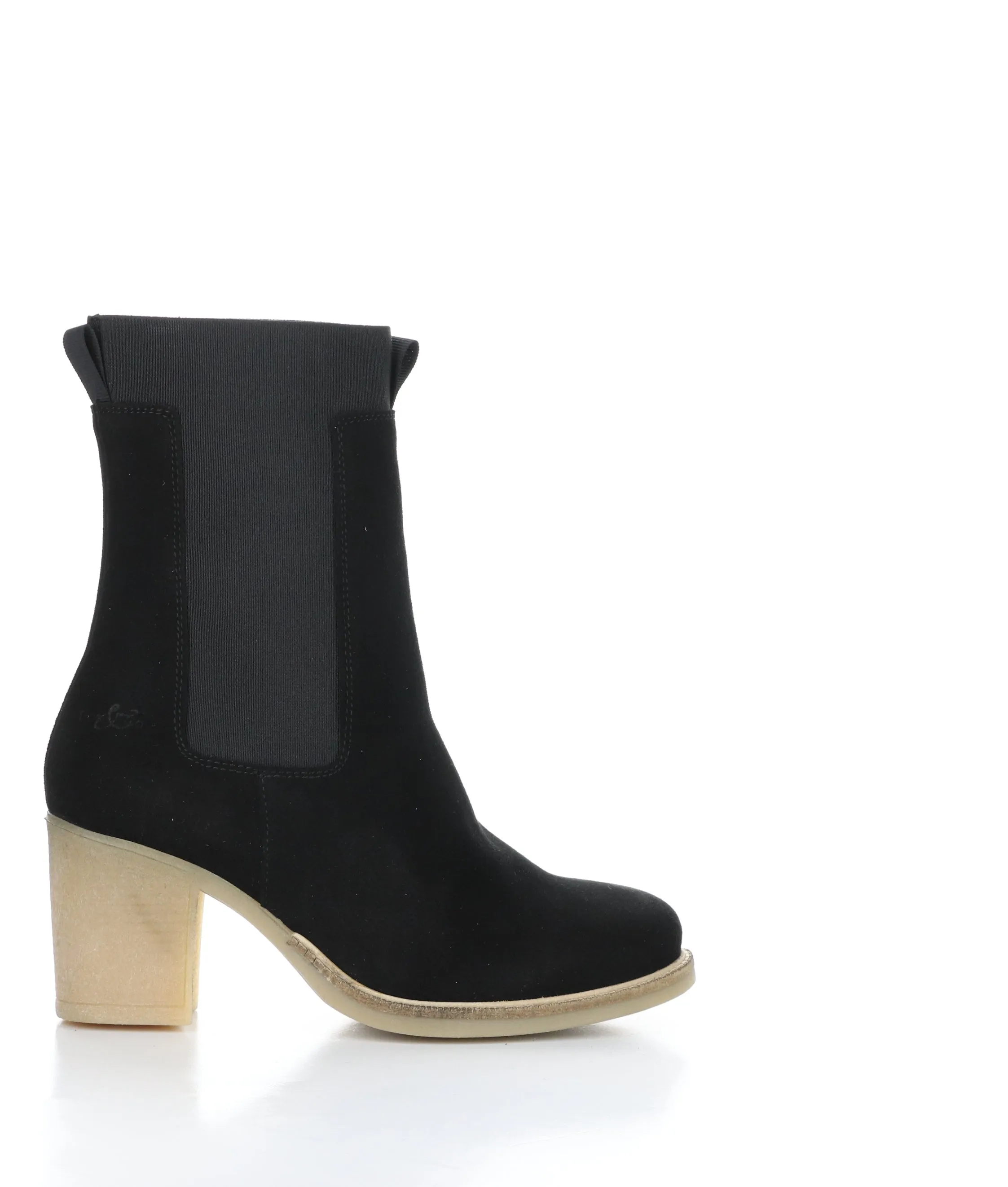 BRIGHTS BLACK Elasticated Boots