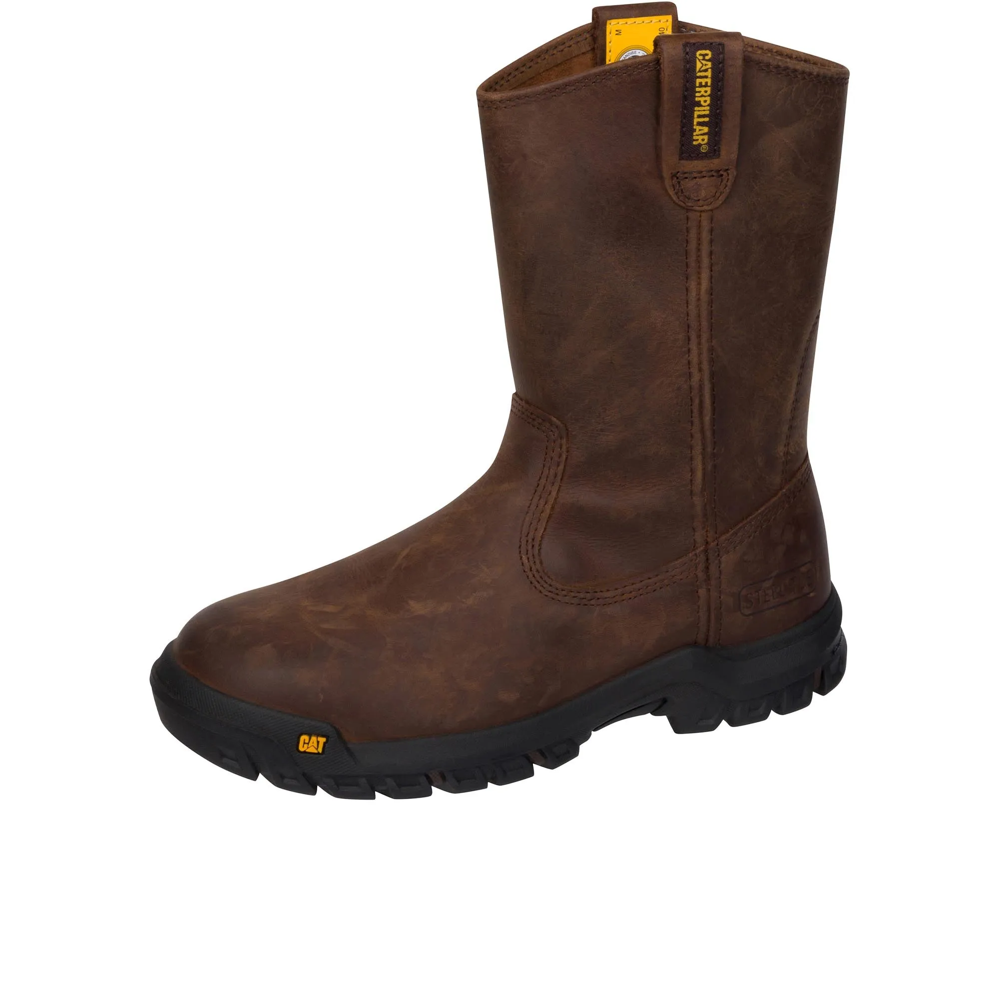 Caterpillar Drawbar Steel Toe Summer Brown