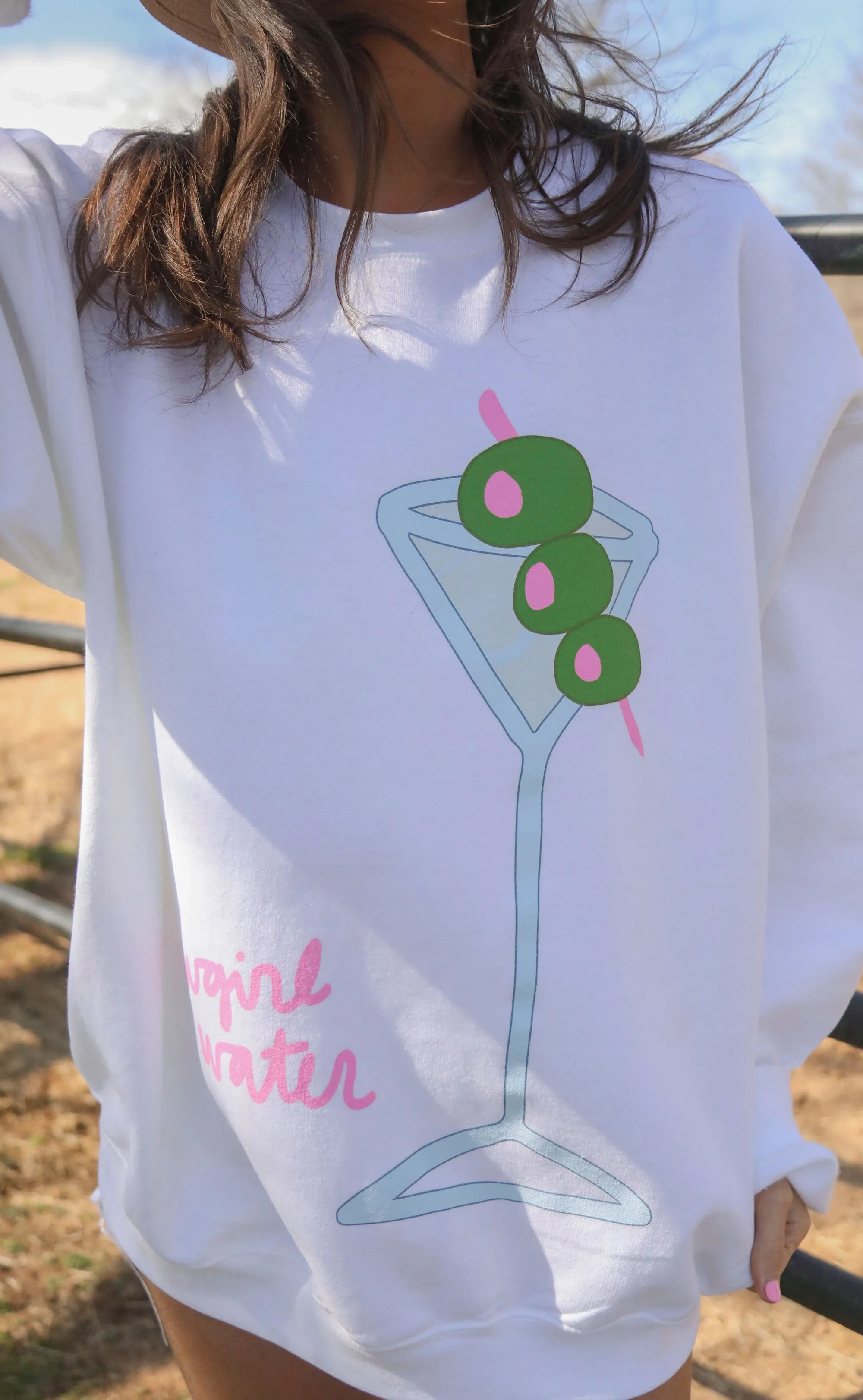 charlie southern: cowgirl water sweatshirt