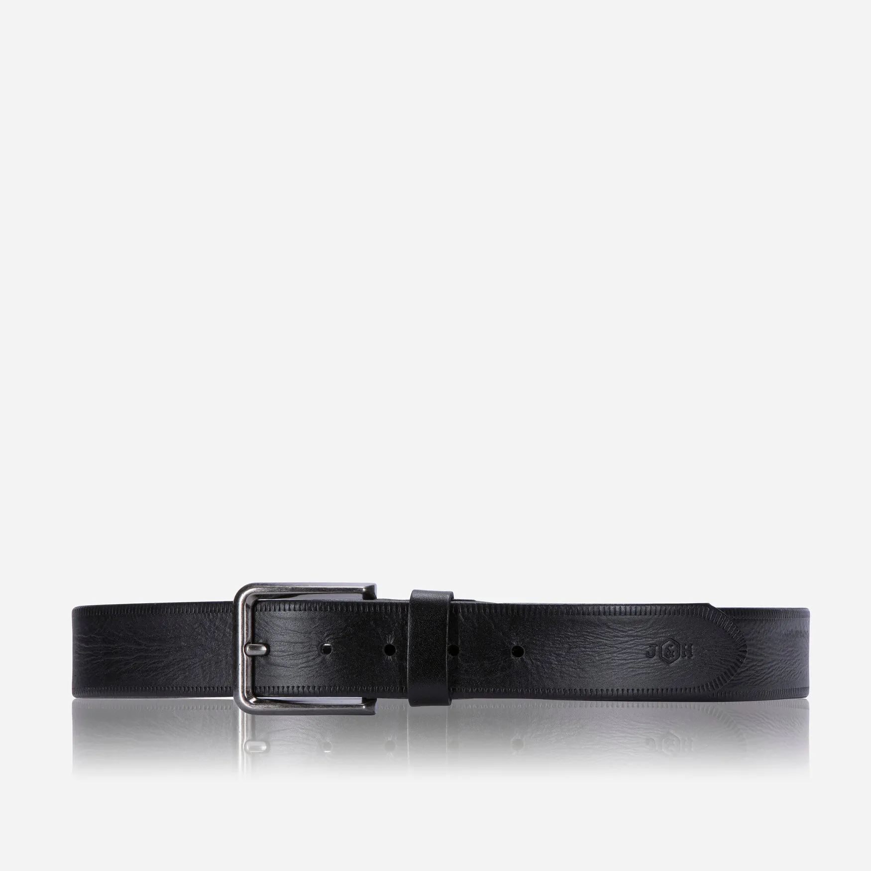 Classic Leather Belt, Black