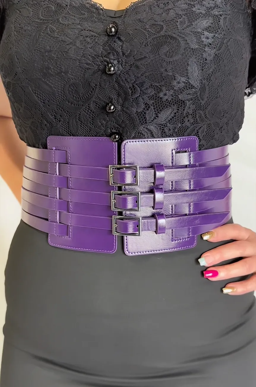 Claudine Belt (Purple)