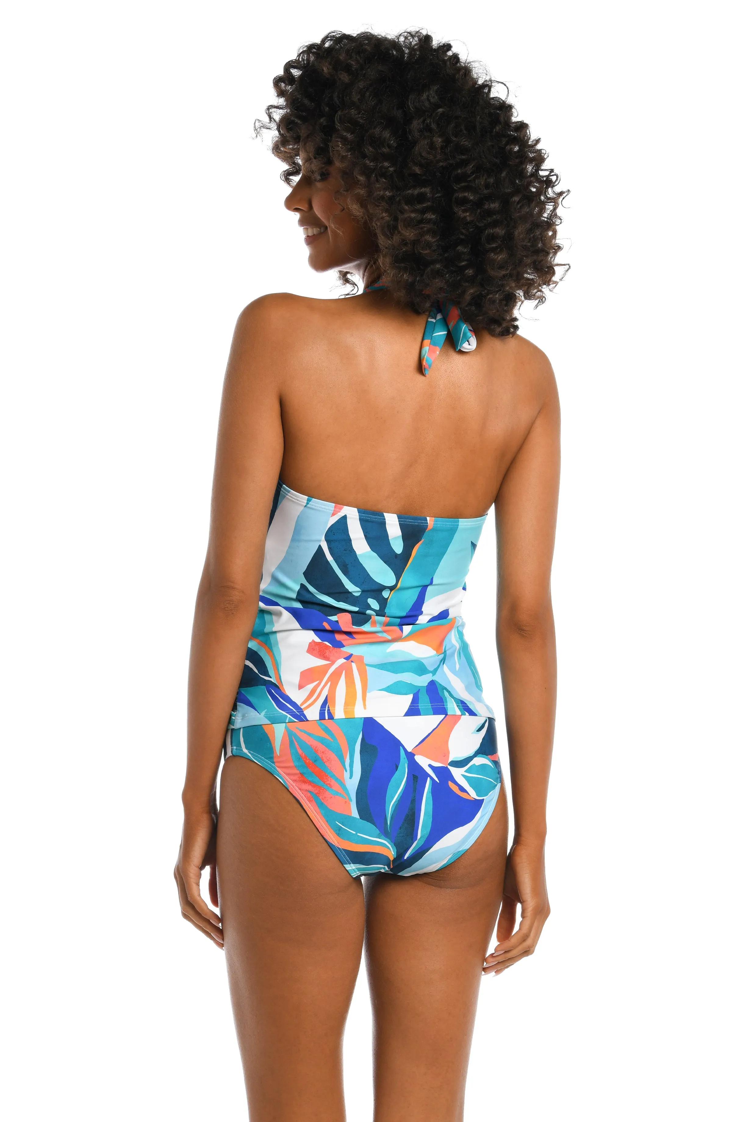 Coastal Palms Halter Tankini Top - FINAL SALE