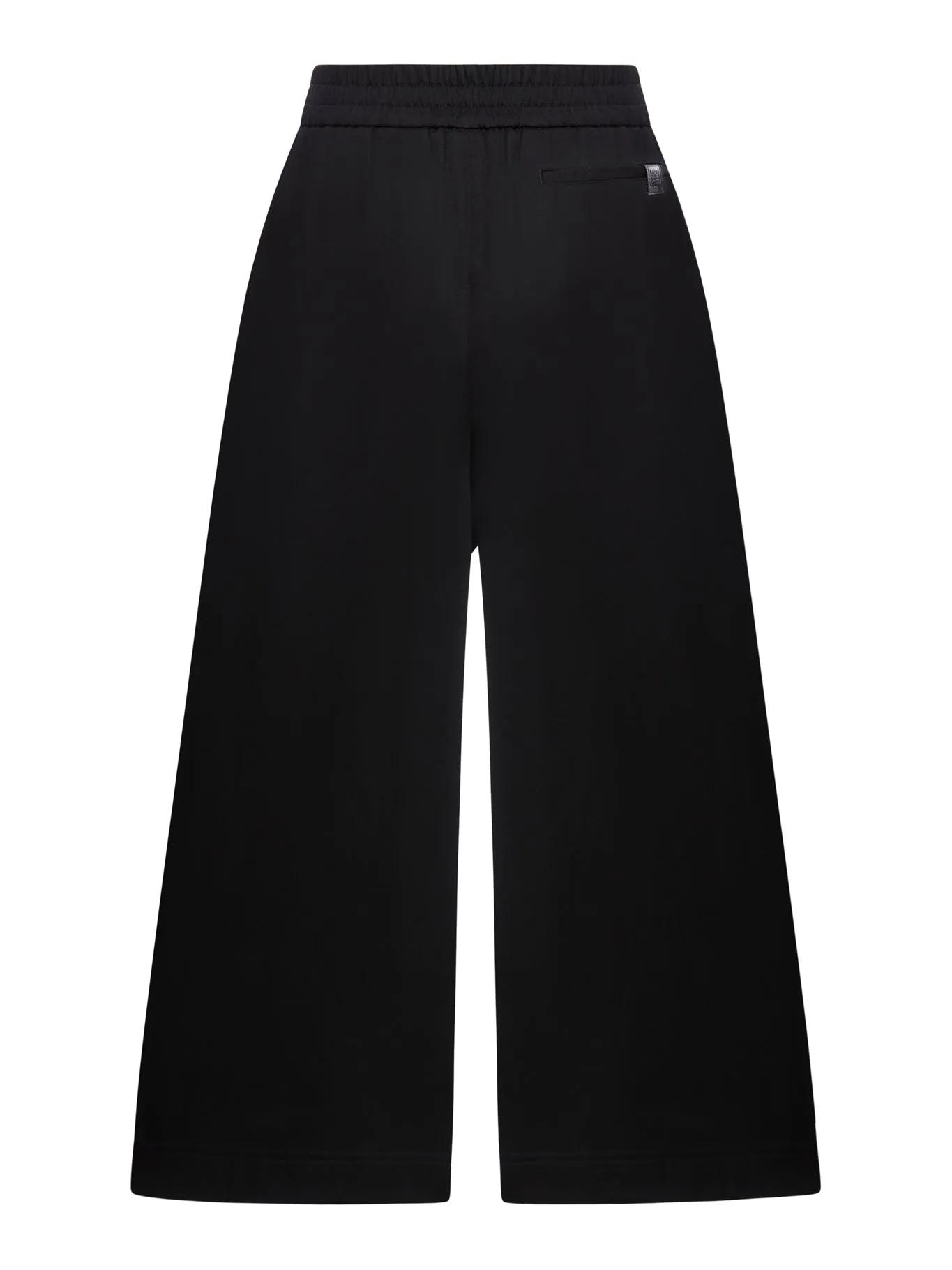 Cotton wrap crop trousers