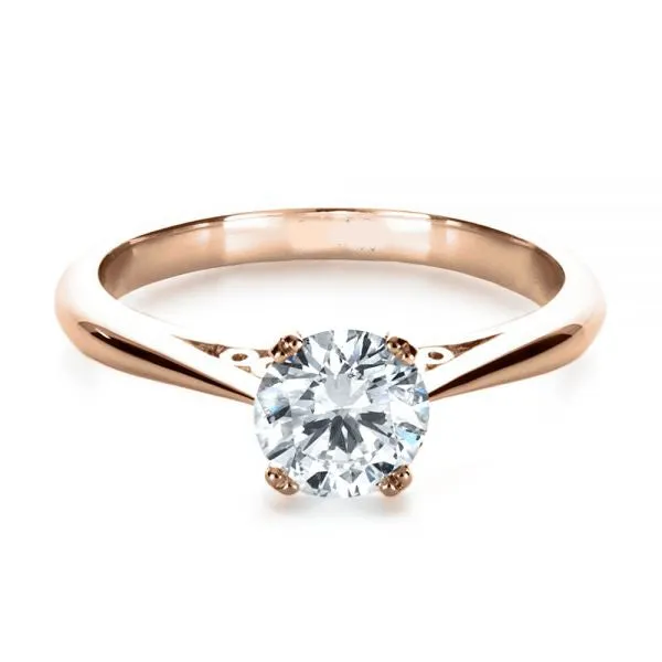 Custom Diamond Side Stone Engagement Ring [Setting Only] - EC072