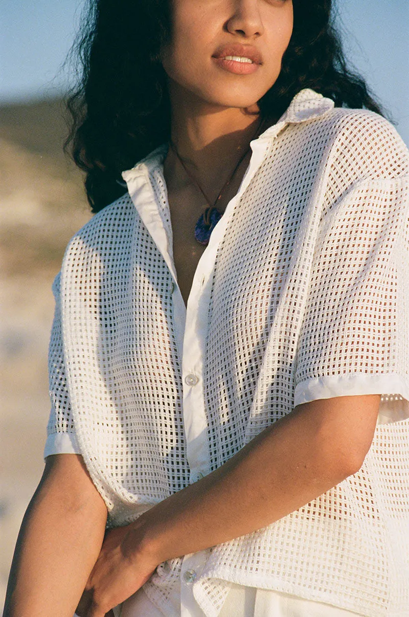 DAPHNE Shirt - soft white cotton