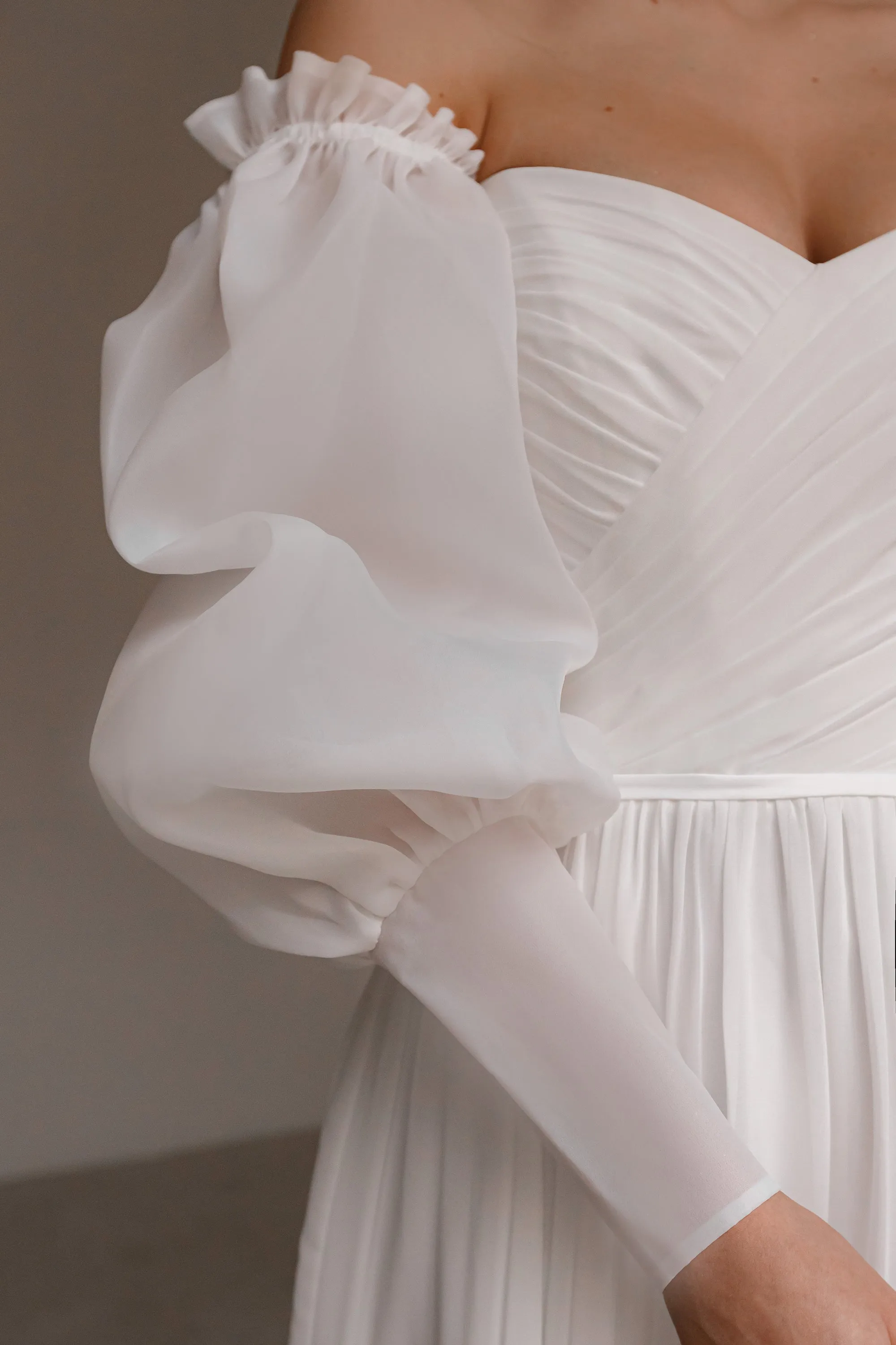 Detachable Puffy Organza Sleeves Annet