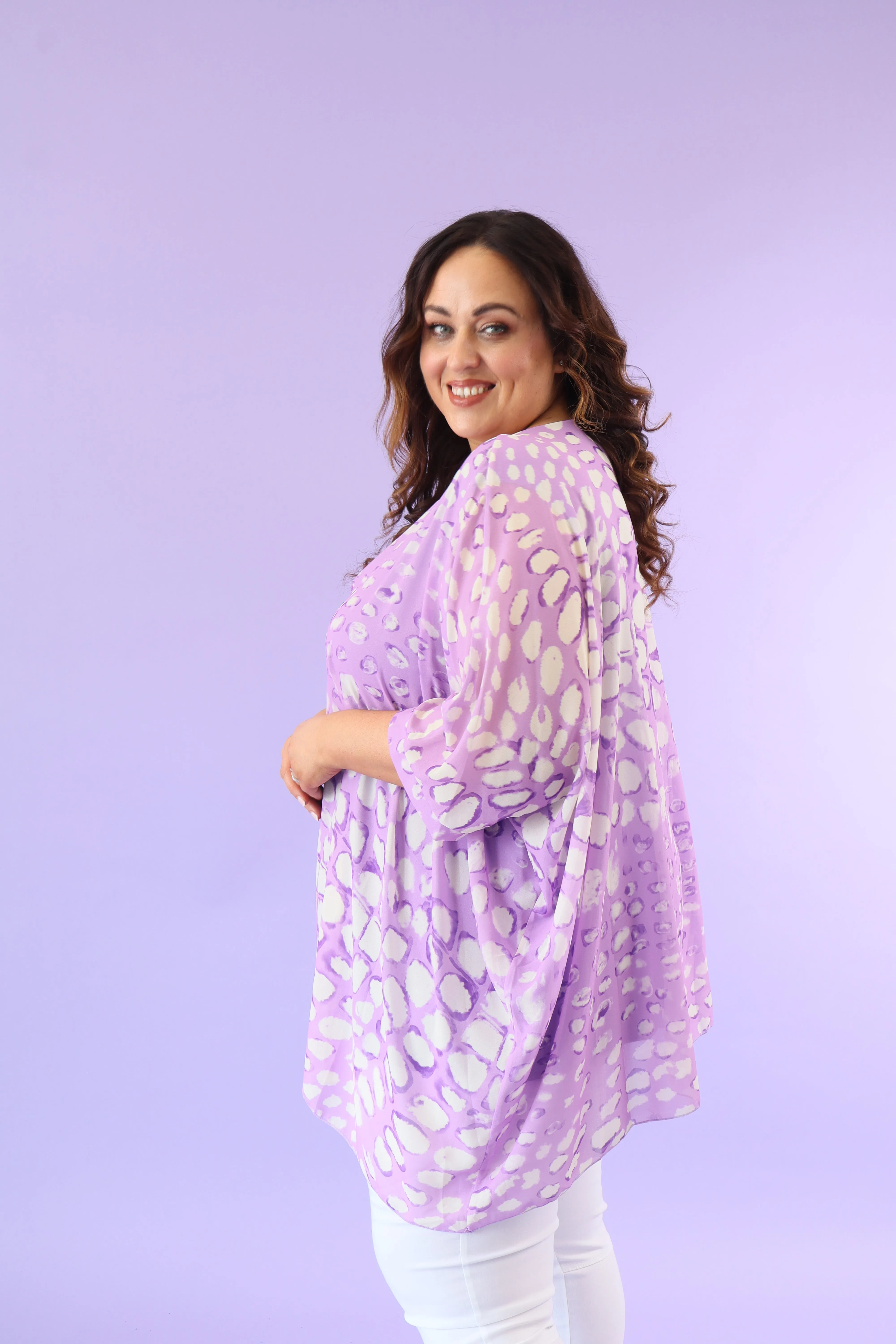 Dina Blouse in Purple