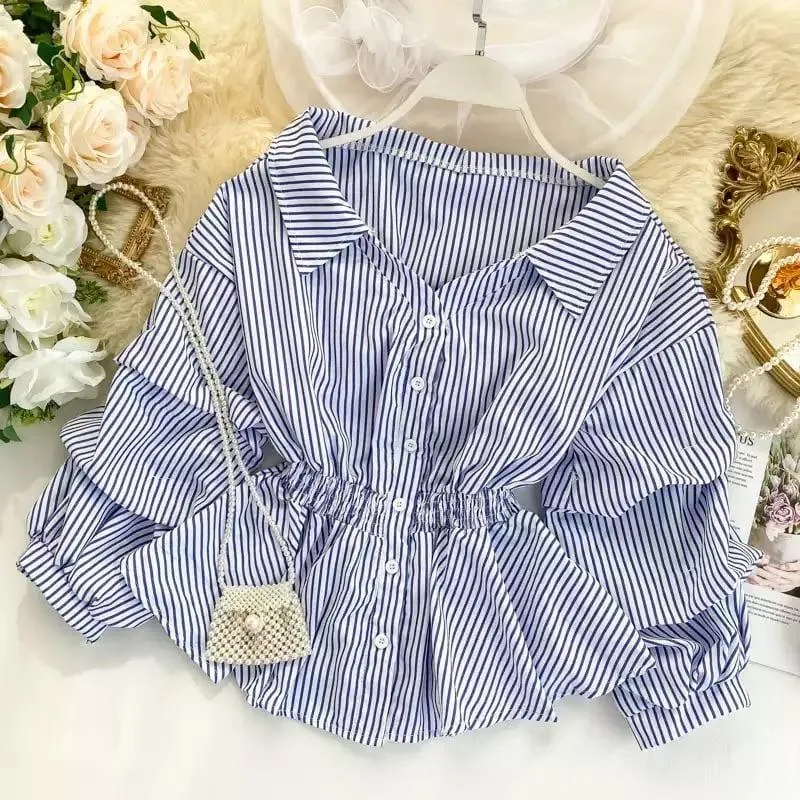 Donna Striped Blouse