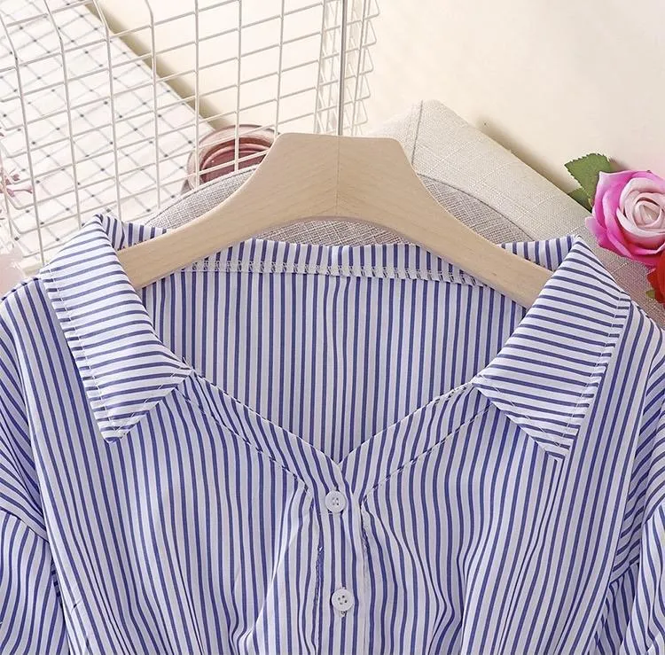 Donna Striped Blouse