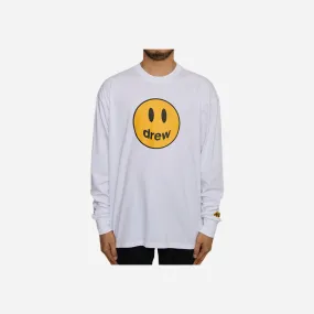 DREW HOUSE MASCOT BASIC FULL SLEEVE WHITE