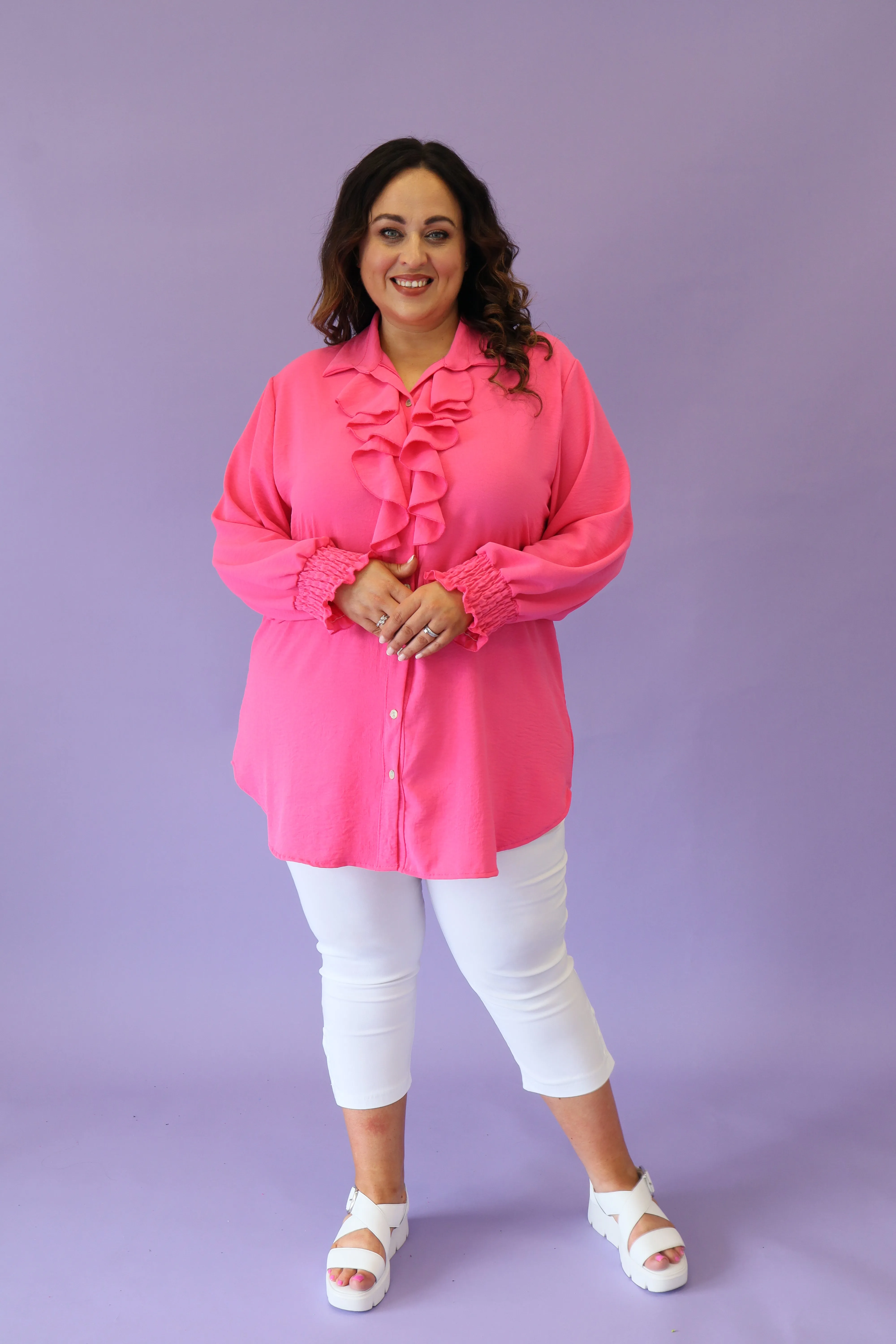 Edie Blouse in Pink