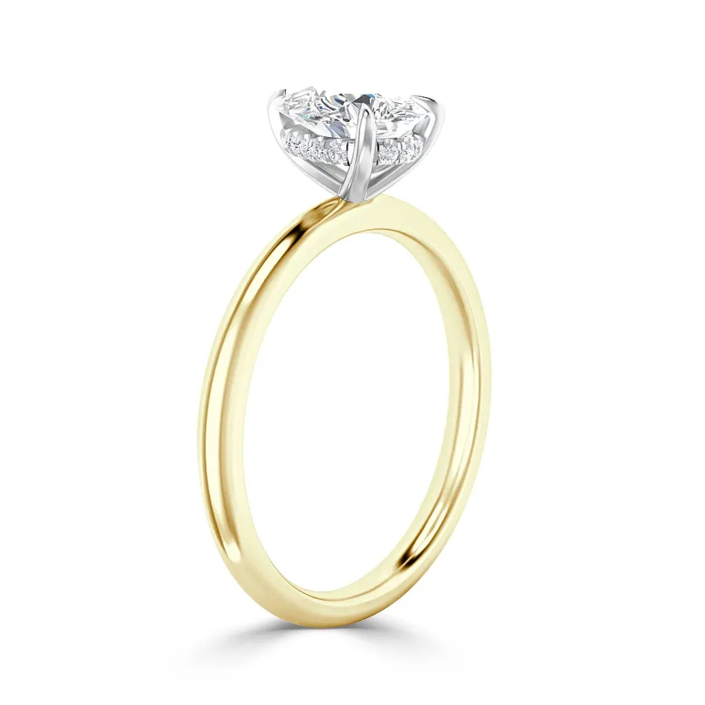 Elaine  - 18ct Yellow Gold - Pear