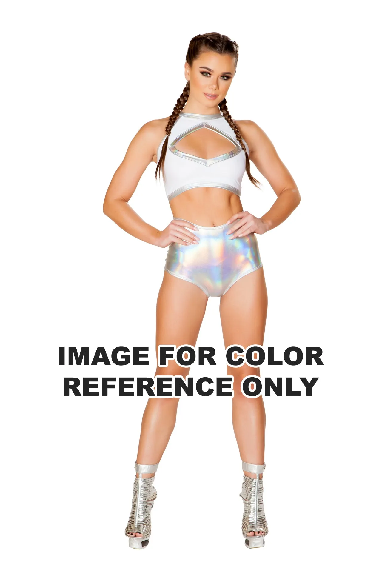 FF264 - METALLIC HIGH-WAIST BOTTOM***50% OFF***