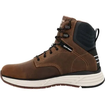 Georgia Men's Durablend Sport 6" Soft Toe WP Work Boot -Brown- GB00625