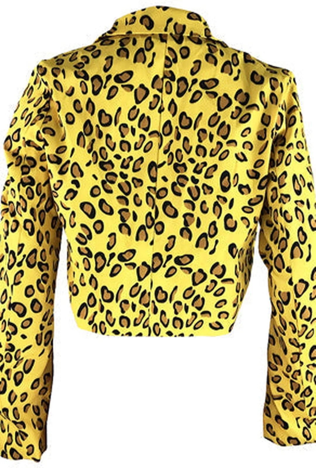 GLISEL - CROP LEOPARD JACKET