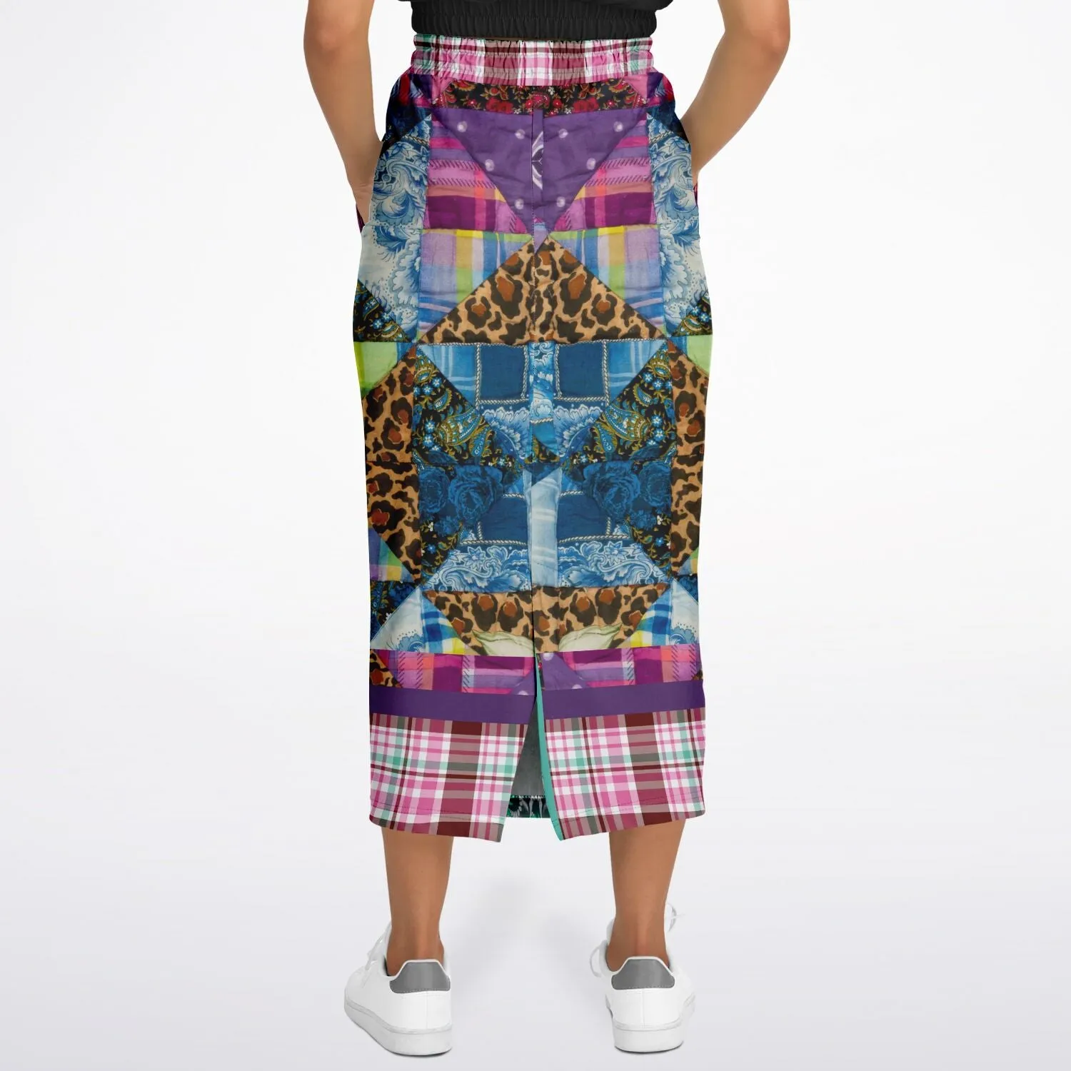 Gypsy Queen Purple Eco-Poly Long Pocket Skirt