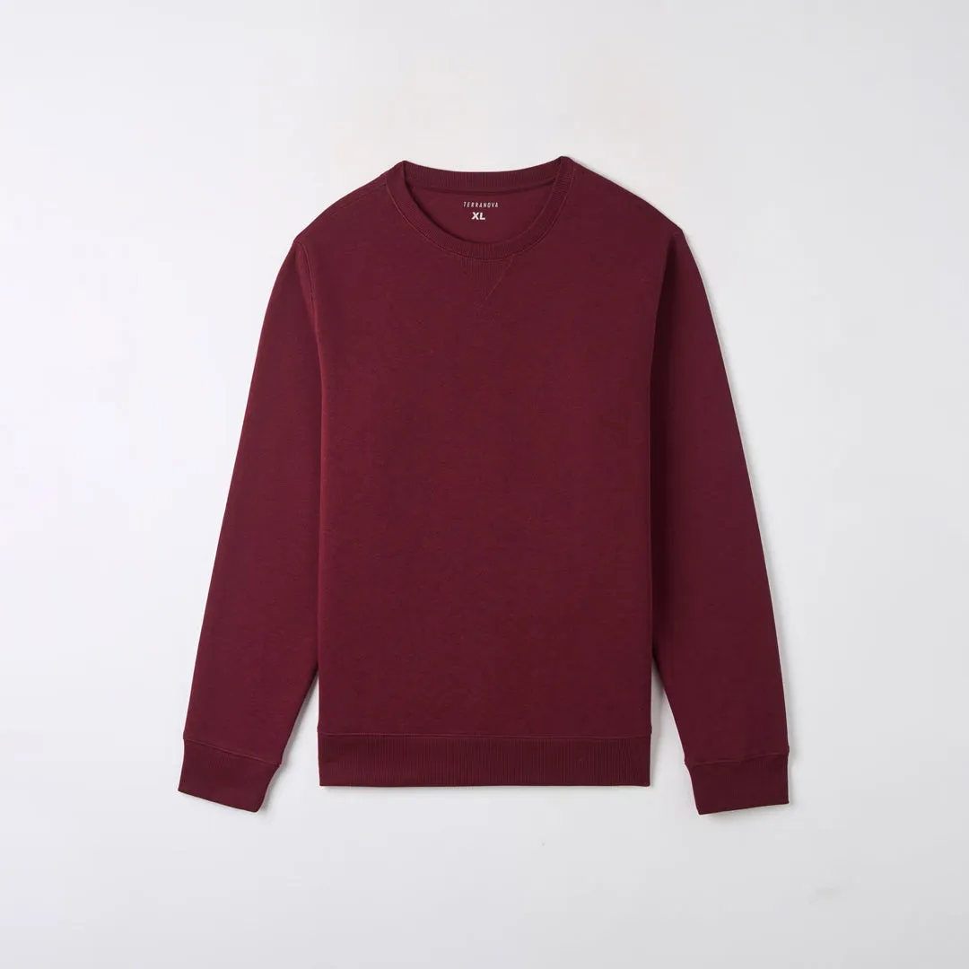 Heavy Solid Color Sweatshirt