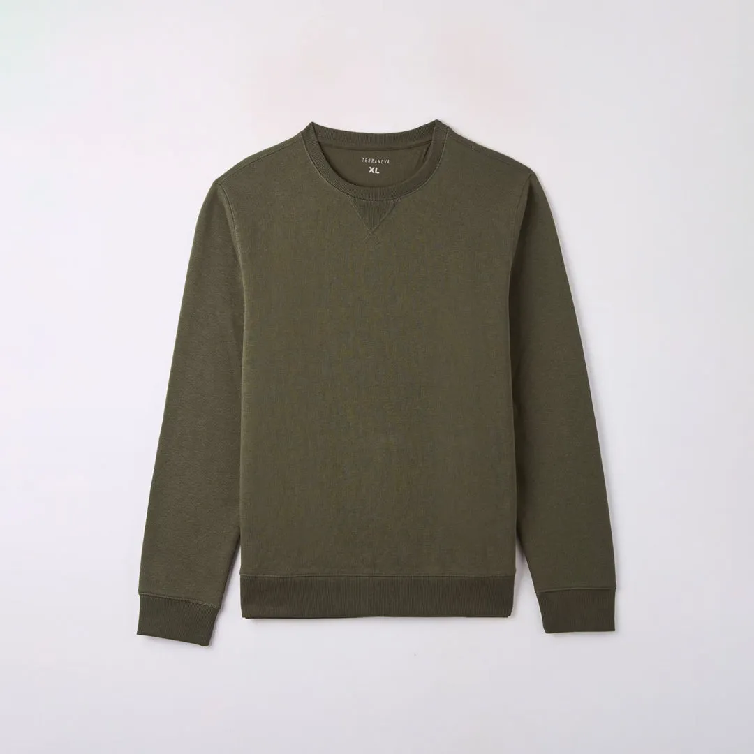 Heavy Solid Color Sweatshirt